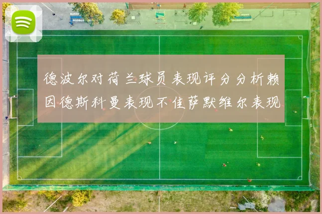 德波尔对荷兰球员表现评分分析赖因德斯科曼表现不佳萨默维尔表现出色